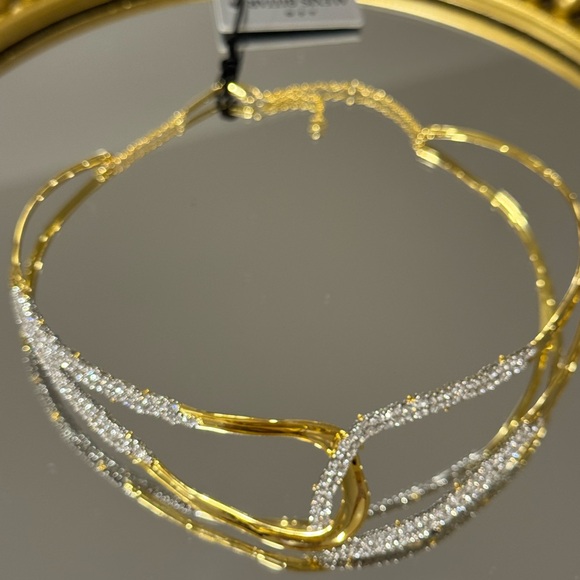 Alexis Bittar Gold and Silver Necklace - Picture 4 of 8